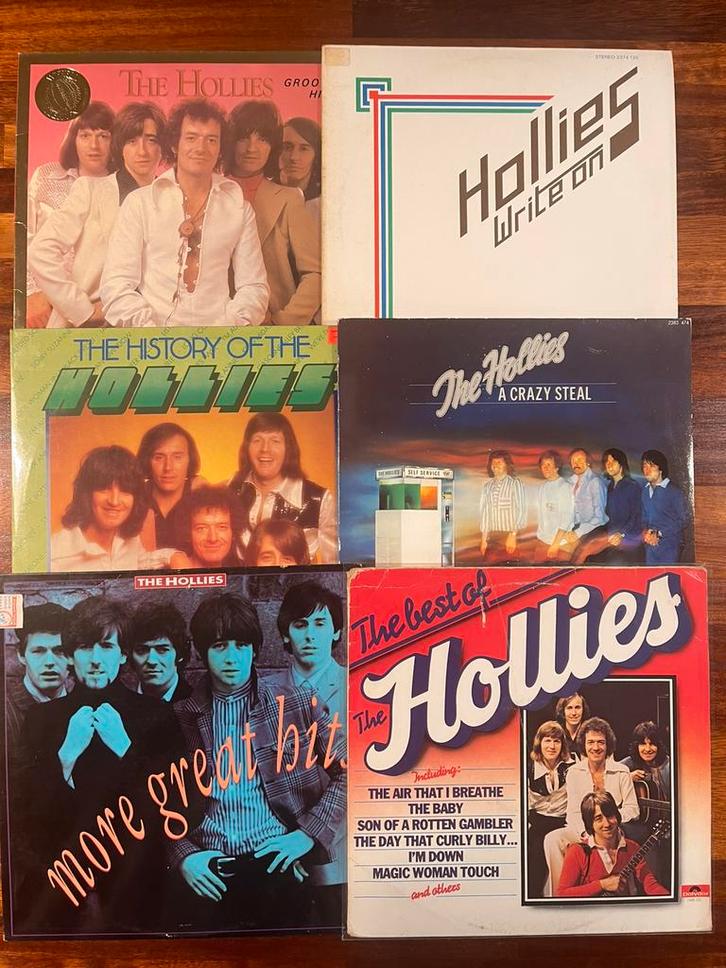 THE HOLLIES 6 originele 33 rpm vinyl lp album records, Cd's en Dvd's, Vinyl | Pop, Gebruikt, 12 inch, Ophalen of Verzenden