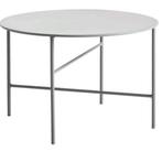 Table basse en métal gris, Maison & Meubles, Tables | Tables de salon, Enlèvement, Rond, Métal