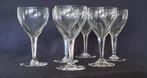 VSL, 6 grands verres cristal taillé Nestor 165., Enlèvement ou Envoi