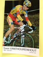 wielerkaart 2004 team sunweb  sven vanthourenhout signe, Sport en Fitness, Verzenden, Zo goed als nieuw