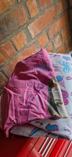 1 persoon dekbedovertrek en kussensloop violetta flanel, Ophalen of Verzenden, Dekbedovertrek