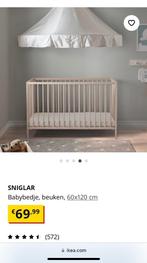 IKEA SNIGLAR Babybed – €35, Kinderen en Baby's, Babywiegjes en Ledikanten, Ophalen, Zo goed als nieuw, Ledikant