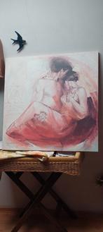 Schilderij 90cm op 90cm, Antiek en Kunst, Kunst | Schilderijen | Klassiek, Ophalen of Verzenden