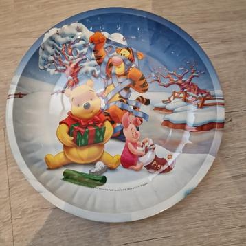Bord Winnie the Pooh winter / Kerst beschikbaar voor biedingen
