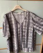 Mayerline bloes met print, Comme neuf, Mayerline, Taille 46/48 (XL) ou plus grande, Gris