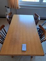 Tafel met 4 stoelen, Huis en Inrichting, Tafels | Eettafels, Ophalen, Gebruikt