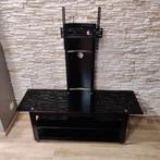 Glazen tv-meubel, Audio, Tv en Foto, Televisiebeugels, Ophalen, Zo goed als nieuw