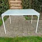 Keukentafel, Huis en Inrichting, Tafels | Eettafels, Ophalen, Gebruikt, Rechthoekig, Glas