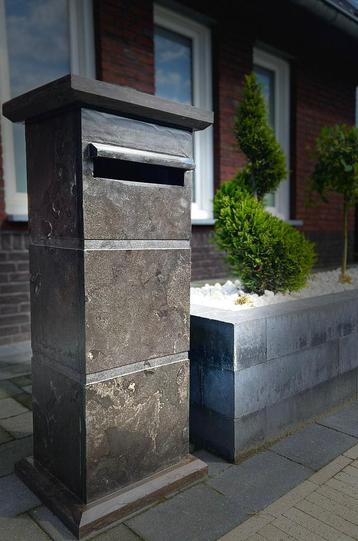 Natuursteen brievenbus - NIEUW - evt levering aan huis !   beschikbaar voor biedingen