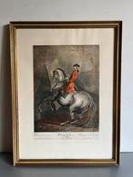 Johann Elias Ridinger (1698-1767) gekleurde ets, Antiek en Kunst, Ophalen of Verzenden