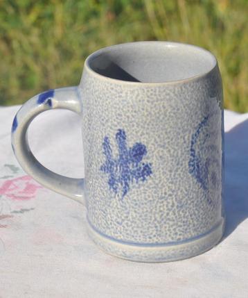 chope en gres gris bleu 30cl  beschikbaar voor biedingen