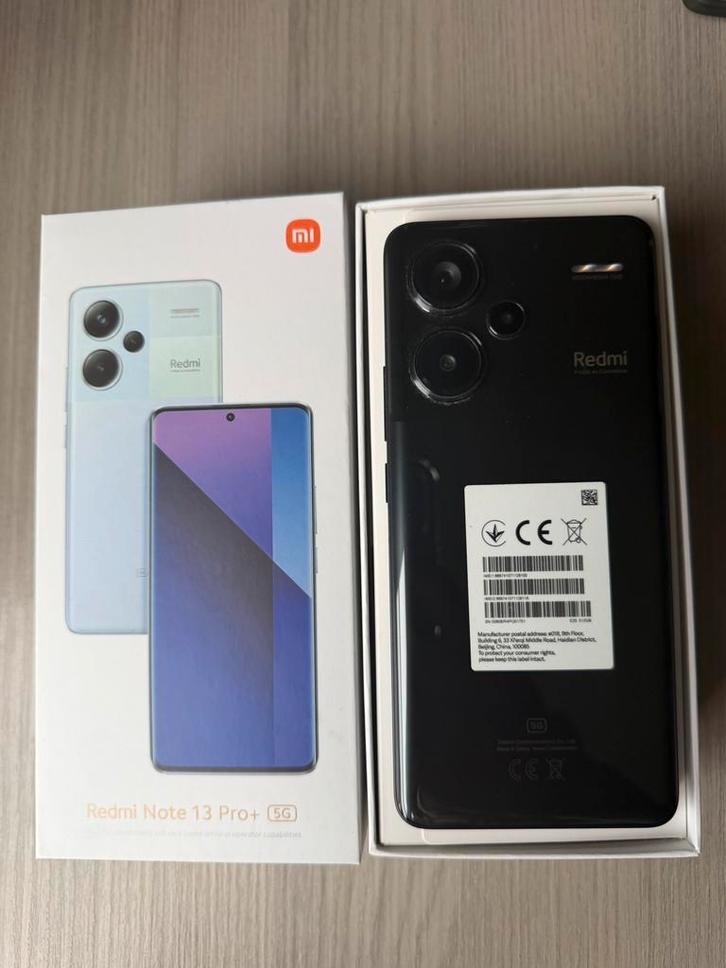 Redmi Note 13 pro plus 5G en 512gb Midnight Black, Telecommunicatie, Mobiele telefoons | Overige merken, Gebruikt, Ophalen