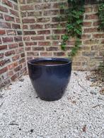 grote blauwe pot, Tuin en Terras, Rond, Binnen, Zo goed als nieuw, Minder dan 40 cm