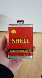 Super zeldzaam Shell wax/polish blikje met Italiaans label., Verzamelen, Ophalen of Verzenden, Gebruikt, Verpakking