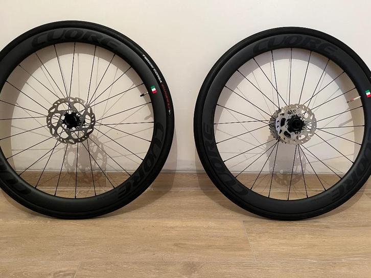 Cuore Pro Line 45mm Carbon Disc Wielen, Fietsen en Brommers, Fietsonderdelen, Zo goed als nieuw, Racefiets, Wiel, Ophalen
