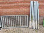 tuinpoortje gegalvaniseerd met palen, Tuin en Terras, Tuinpoorten, Ophalen, Gebruikt, 100 tot 150 cm, Draaipoort