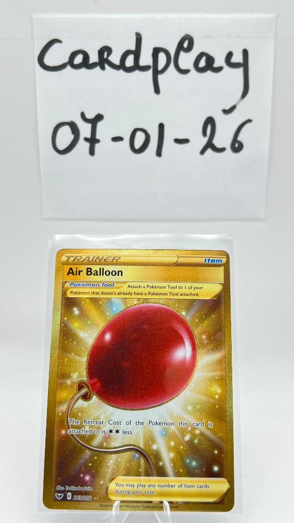 Air Balloon (SSH 213) Sword & Shield, Hobby en Vrije tijd, Verzamelkaartspellen | Pokémon, Zo goed als nieuw, Losse kaart, Ophalen of Verzenden