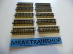 3600D1/2 MARKLIN HO - 10 x RAILS DROITS/VOIES DROITS 9 cm ga, Comme neuf, Courant alternatif, NS, Rails