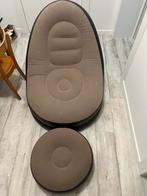 Opblaasbare zetel met poef, Huis en Inrichting, Ophalen, Zo goed als nieuw