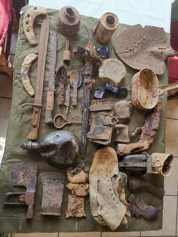 Lot de Pièces de fouille allemande ww1..  beschikbaar voor biedingen
