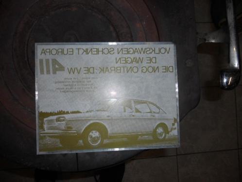 vw drukplaat, Antiek en Kunst, Kunst | Etsen en Gravures, Ophalen of Verzenden