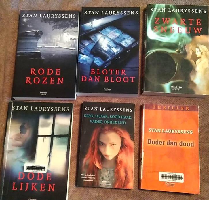 boeken van Stan Lauryssens, Livres, Thrillers, Enlèvement ou Envoi