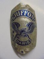 oude fietsplaat griffon paris balhoofdplaatje kopmerk, Antiek en Kunst, Curiosa en Brocante, Ophalen of Verzenden