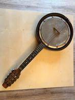 Vintage Franse decoratieve banjo gitaar percussie, Muziek en Instrumenten, Gebruikt, Mandolinebanjo, Ophalen