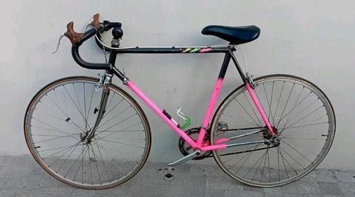 Retro koersfiets staal MBK 28inch 2x7speed maat57 🚴‍♂, Fietsen en Brommers, Fietsen | Racefietsen, Gebruikt, Overige merken, 10 tot 15 versnellingen