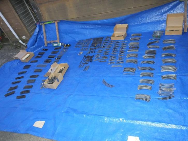 MEGA hoeveelheid HO modelspoor, Hobby & Loisirs créatifs, Trains miniatures | HO, Utilisé, Rails, Enlèvement ou Envoi