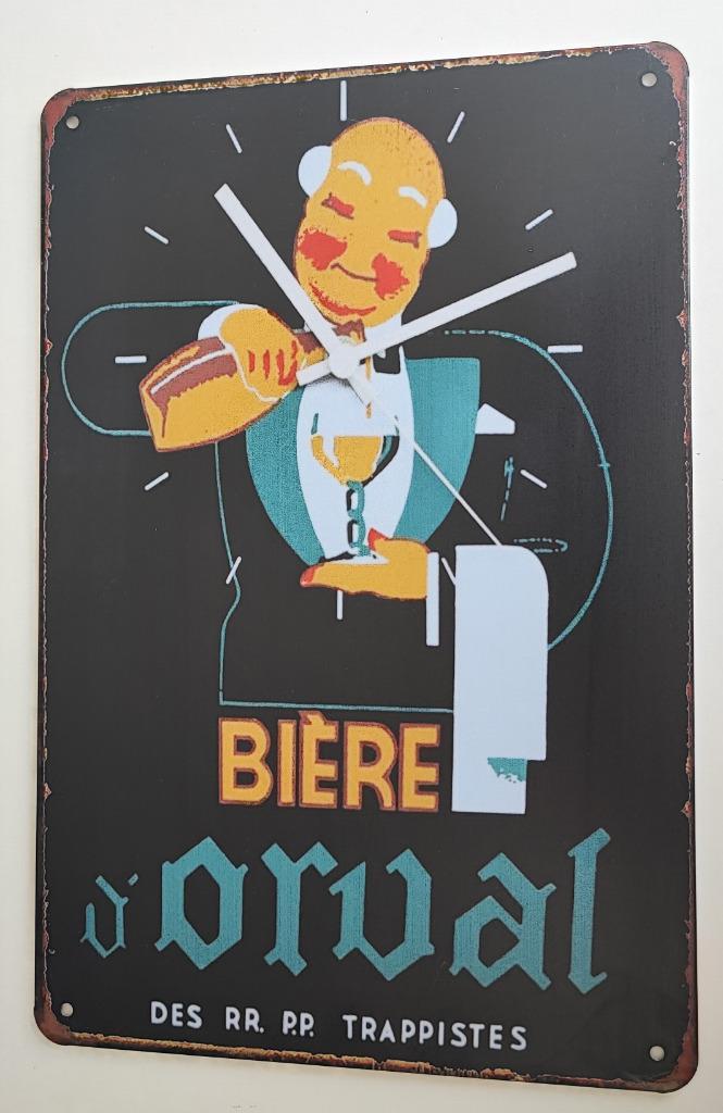 Lot 10 Plaques métalliques Orval Style émaillée vintage, Verzamelen, Merken en Reclamevoorwerpen, Ophalen of Verzenden