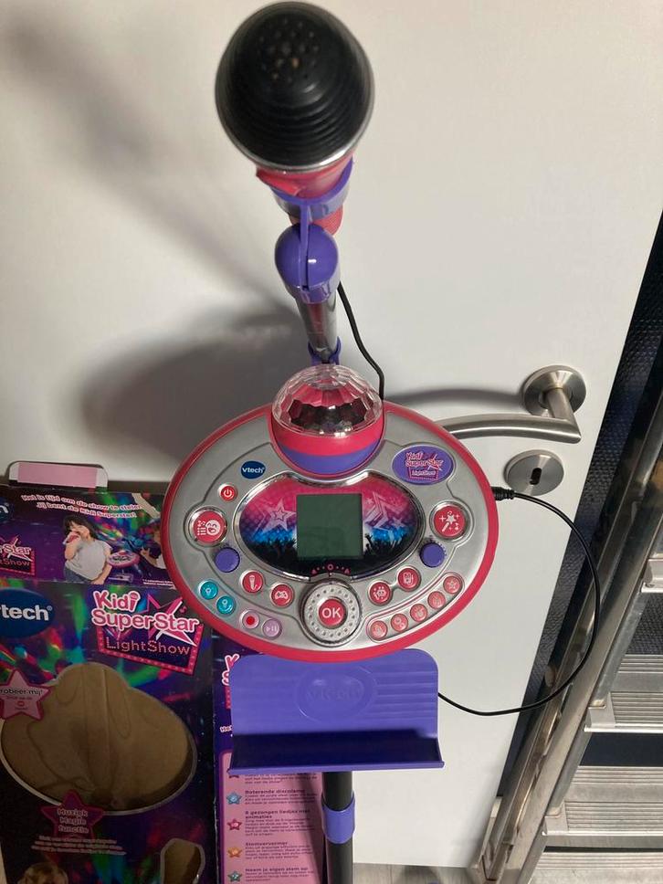 VTech Kidi Super Star LightShow, TV, Hi-fi & Vidéo, Appareil pour karaoké, Comme neuf, Enlèvement