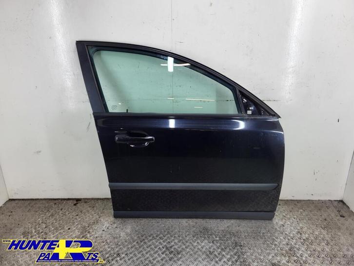 Portier RV zwart Volvo V50 ('04-'12) 31335444, Auto-onderdelen, Carrosserie, Deur, Volvo, Voor, Rechts, Gebruikt, Ophalen of Verzenden
