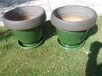 Bloempotten pvc, Ophalen, Kunststof, Rond, Binnen