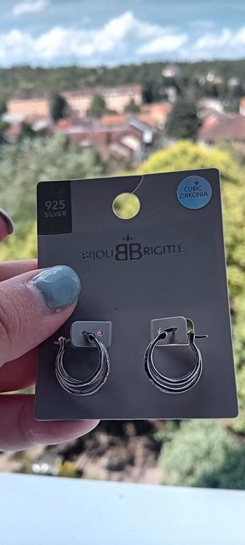 Boucles d'oreilles en argent, Enlèvement ou Envoi, Comme neuf