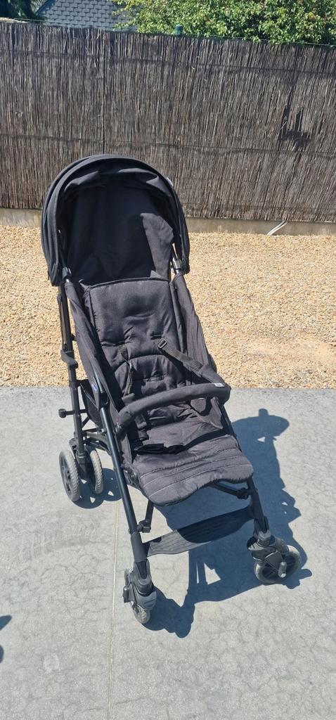 Amper gebruikte plooibuggy chicco liteway 4, Kinderen en Baby's, Buggy's, Zo goed als nieuw, Regenhoes, Zonnekap, Ophalen