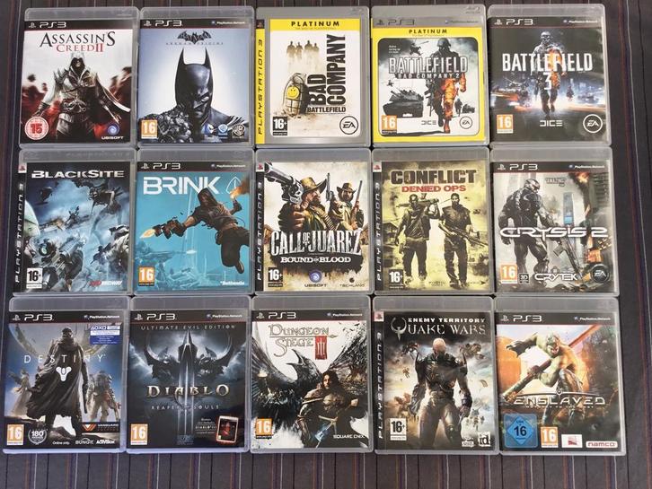 PS3 games, Games en Spelcomputers, Games | Sony PlayStation 3, Vanaf 16 jaar, Ophalen of Verzenden