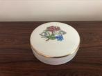 Gerber kaasdoos doos met deksel bloemen rond porselein, Ophalen of Verzenden