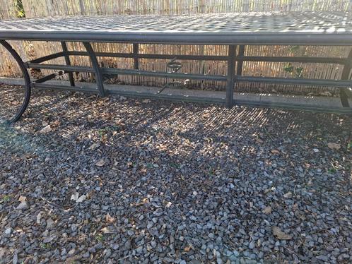 Table et fauteuils de jardin, Tuin en Terras, Tuintafels, Zo goed als nieuw, Rechthoekig, Overige materialen, Ophalen