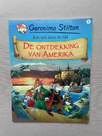 Geronimo Stilton - 1 - DE ONTDEKKING VAN AMERIKA, Eén stripboek, Ophalen of Verzenden, Zo goed als nieuw