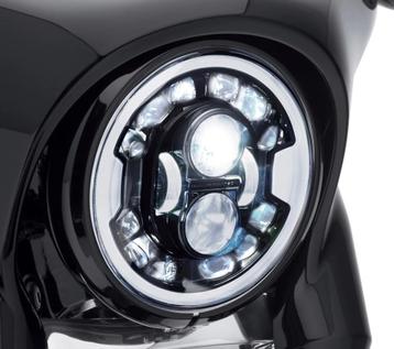 7 pouces Phare à LED adaptatif Daymaker Softail & Touring