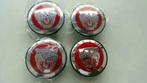 Jaguar naafdoppen/wieldoppen Ø 58 mm rood/zwart, Ophalen of Verzenden, Nieuw