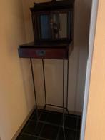 Antiek haltafeltje, Huis en Inrichting, Tafels | Sidetables, Ophalen, Zo goed als nieuw