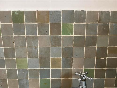Cementtegels groen 5 cm Emery, Doe-het-zelf en Bouw, Tegels, Zo goed als nieuw, Ophalen