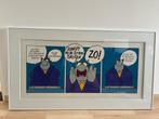 litho met boek Le Chat Philippe Geluck, Antiek en Kunst, Kunst | Litho's en Zeefdrukken, Ophalen