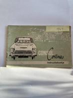 FORD Consul Cortina instructieboek 1964, Ophalen of Verzenden