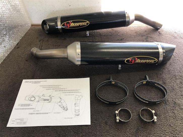 Akrapovic Hexagonal uitlaten Yamaha YZF-R1 YZFR1 R1 04-06, Motoren, Onderdelen | Yamaha, Gebruikt, Verzenden