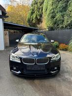 Bmw 5 Serie F10 Lci, Auto's, Automaat, Achterwielaandrijving, Blauw, Leder