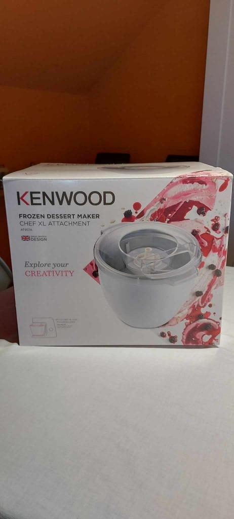Sorbetière Kenwood, Elektronische apparatuur, IJsmachines, Zo goed als nieuw, Ophalen of Verzenden