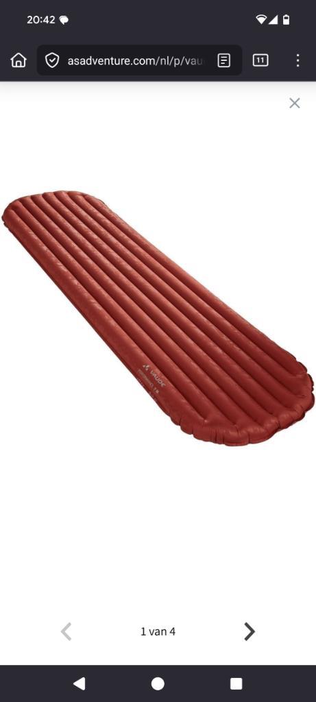 Vaude performance 7m medium NIEUW, Caravans en Kamperen, Slaapmatten, Nieuw, 1-persoons, Ophalen of Verzenden